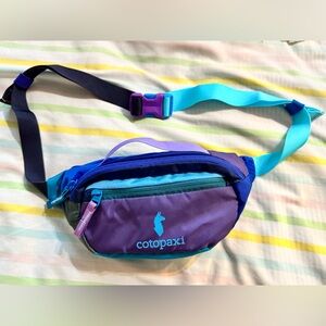Cotopaxi Purple and Blue Waist Bag